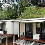 The Hideoutella Wood Cabins
